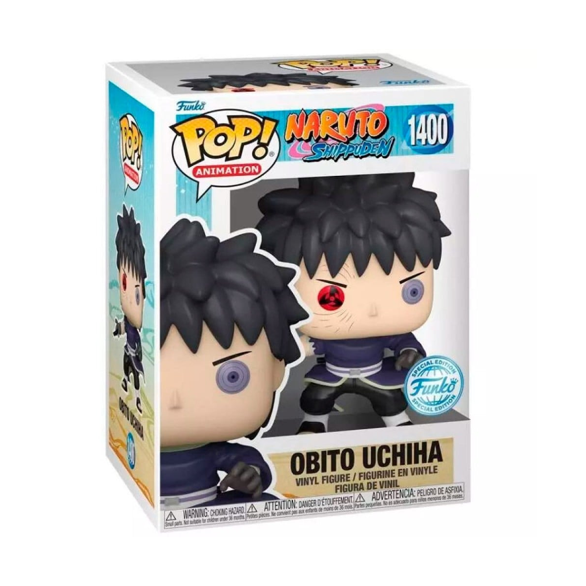 Funko Pop! Animation: Naruto Shippuden - Obito Uchiha (Unmasked) 